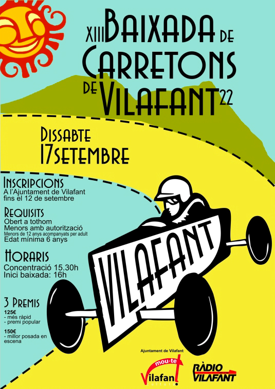 Cartell de la Baixada de Carretons 2022