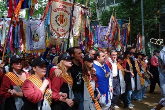 Desfilada de penons