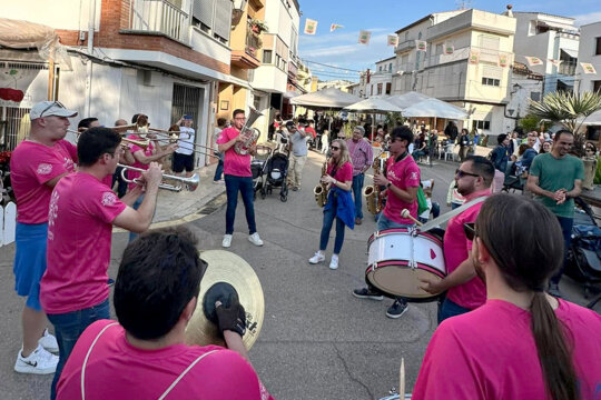 Actuació musical pels carrers