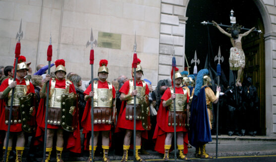 Processó de l'Agonia i Processó de les Tres Gràcies a Reus. Foto: Manel Carrera i Escudé